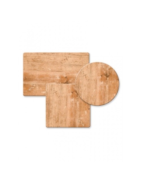 Mesa alta TIBER, negra, base de 110 cms y tapa de 110 x 70 cms. Color a elegir