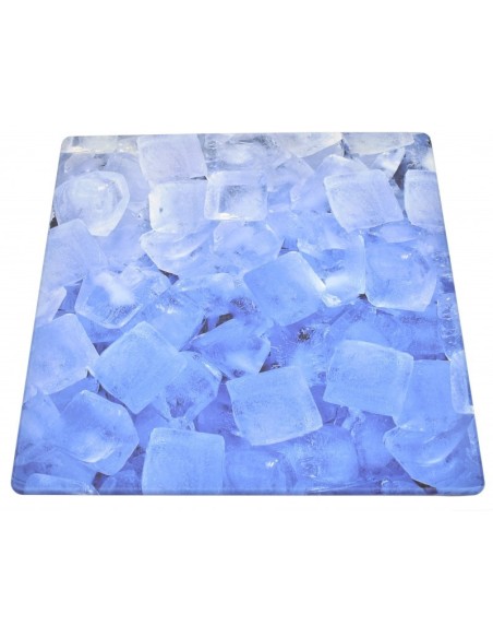 Mesa RHIN, acero inoxidable, base de 73 cms y tapa 70x70 cms. Color a elegir