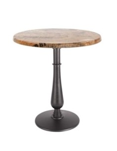 Mesa TÁMESIS, negra, base de 72 cms y tapa de 60 cms. Color a elegir