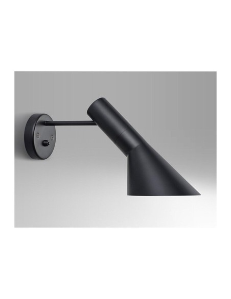 Lámpara JACOB, aplique de pared, negra