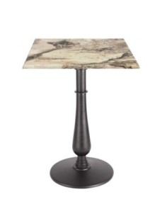 Mesa TÁMESIS, negra, base de 72 cms y tapa de 70x70 cms. Color a elegir