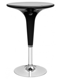 Mesa PANAMÁ ( L ), regulable en altura, abs negro 2