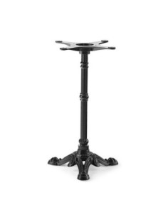 Mesa BRISTOL, fundición, 3 pies, negra, tapa 70 cms. Color a elegir 2