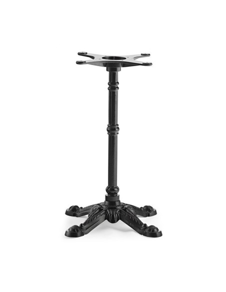 Mesa BRISTOL, fundición, 4 pies, negra, tapa 70 cms. Color a elegir