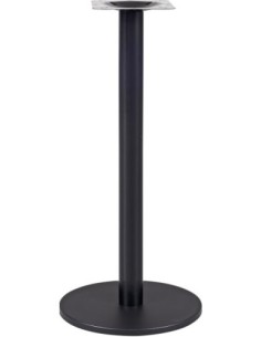 Base de mesa BOHEME, alta, negra, 43 cms de diámetro, altura 115 cms