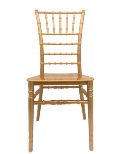 Silla CHIAVARI NEW, apilable, polipropileno dorado 2