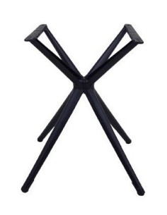 Base de mesa OASIS, resina negra , altura 72 cms 2