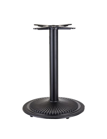 Mesa ARNO, negra, base de 72 cms y tapa de 60x60 cms. Color a elegir