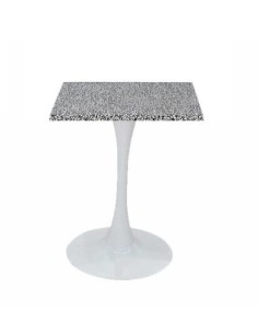Mesa TULIP, base de 70 cms y tapa de 60 x 60 cms. Color a elegir