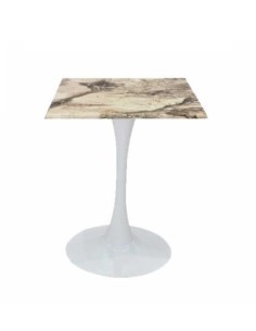 Mesa TULIP, base de 70 cms y tapa de 60 x 60 cms. Color a elegir 2
