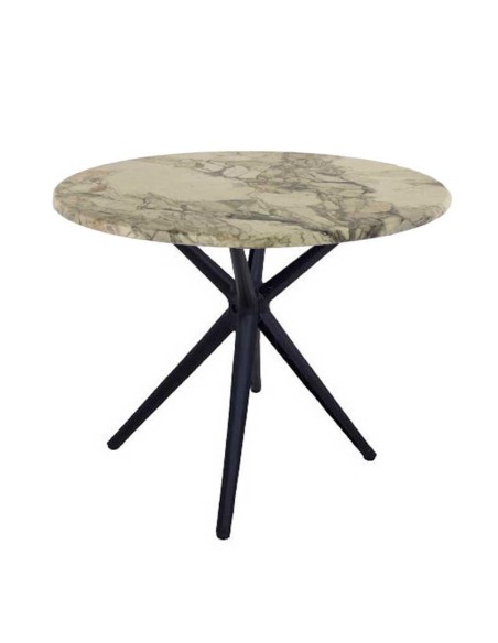 Mesa OASIS, negra, base de 72 cms y tapa de 60 cms. Color a elegir