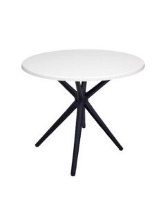 Mesa OASIS, negra, base de 72 cms y tapa de 70 cms. Color a elegir