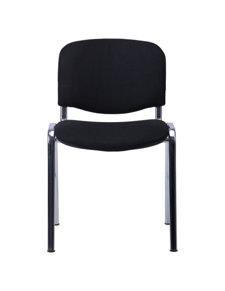 Silla NIZA NEW AM, chasis cromado, tejido A1, color negro*