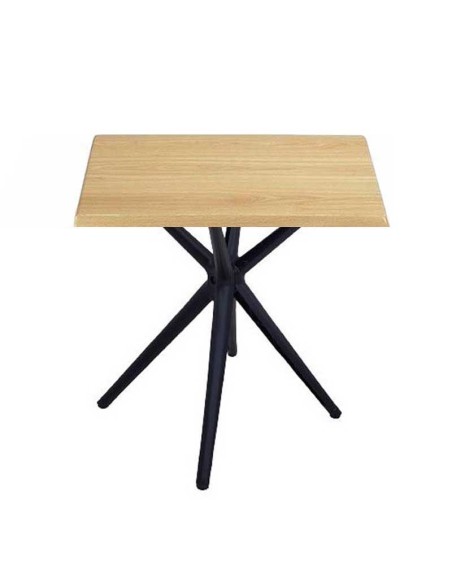 Mesa OASIS, negra, base de 72 cms y tapa de 70x70 cms. Color a elegir