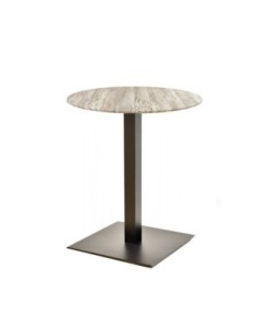 Mesa TROCADERO, negra, base de 72 cms y tapa de 60 cms. Color a elegir