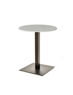 Mesa TROCADERO, negra, base de 72 cms y tapa de 70 cms. Color a elegir