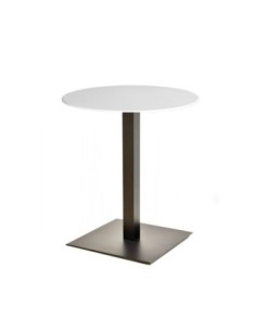 Mesa TROCADERO, negra, base de 72 cms y tapa de 80 cms. Color a elegir