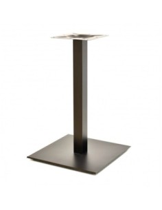 Mesa TROCADERO, negra, base de 72 cms y tapa de 60x60 cms. Color a elegir 2