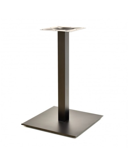 Mesa TROCADERO, negra, base de 72 cms y tapa de 60x60 cms. Color a elegir