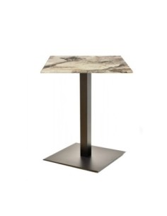 Mesa TROCADERO, negra, base de 72 cms y tapa de 70x70 cms. Color a elegir