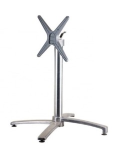 Base de mesa GUADIARO, abatible, aluminio pulido