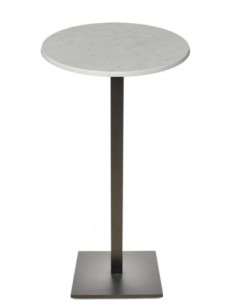 Mesa BEVERLY, alta, base de 110 cms y tapa de 70 cms. Color a elegir 2
