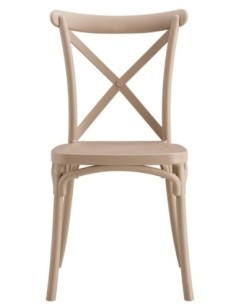 Silla CORFÚ, apilable, tratamiento anti UV, polipropileno tórtora 2