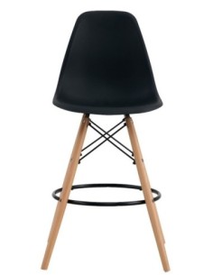 Taburete STAR (SU), madera, carcasa negra 2