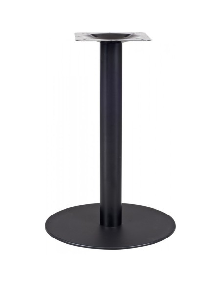 Mesa BOMBAY, negra, base de 72 cms y tapa de 60 cms. Color a elegir