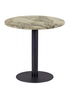 Mesa BOMBAY, negra, base de 72 cms y tapa de 70 cms. Color a elegir 2