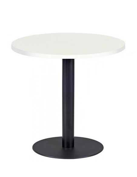 Mesa BOMBAY, negra, base de 72 cms y tapa de 80 cms. Color a elegir