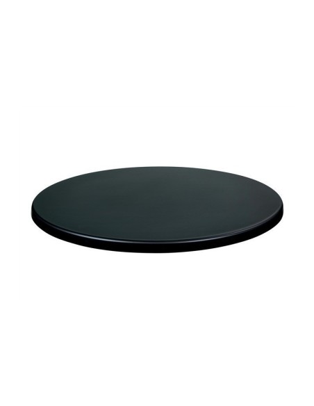 Mesa BOMBAY, negra, base de 72 cms y tapa de 80 cms. Color a elegir