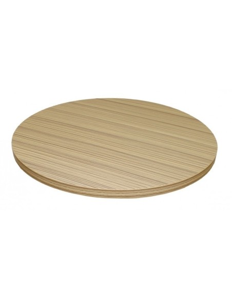 Mesa alta BOMBAY, negra, base de 110 cms y tapa de 60 cms. Color a elegir