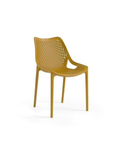 Silla BILL, apilable,  polipropileno antracita