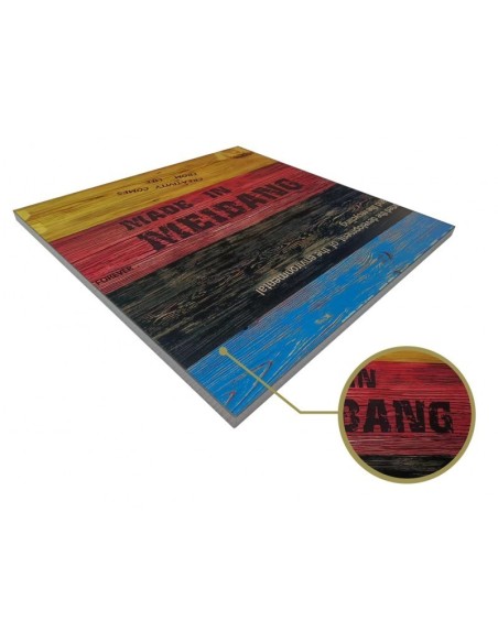 Mesa BENAMARA, acero inoxidable, base de 72 cms y tapa 60x60 cms. Color a elegir