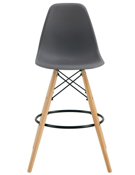 Taburete STAR (SU), madera, carcasa gris oscuro