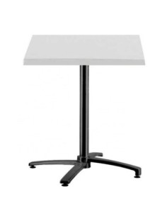 Mesa GUADIARO, aluminio, 4 brazos, base de 72 cms y tapa 60x60 cms. Color a elegir