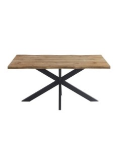 Mesa TOLEDO 180, metal negro, tapa DM bilaminado de 180 x 90 cms 2