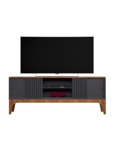 Mueble TV FLORENCIA, grafito y matte, 160 cms. 2