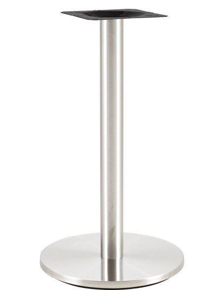 Base de mesa BENAGIL, acero inoxidable, 45 cms de diámetro, altura 72 cms