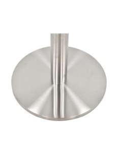 Base de mesa BENAGIL, alta, acero inoxidable, base 45 cms de diámetro, altura 110 cms