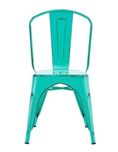 Silla TOL EK VINTAGE, acero, verde agua 2