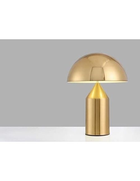 Lámpara MACAO H37, sobremesa, metal, dorada
