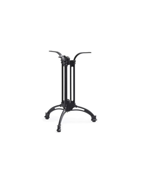 Mesa EIFFEL NEW, aluminio, 3 pies, negra, base de 70 cms y tapa 70 cms. Color a elegir