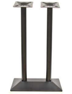 Base de mesa SOHO, alta, rectangular, negra, base de 70 x 40 cms, altura 110 cms