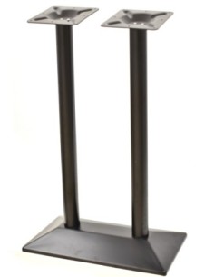 Base de mesa SOHO, alta, rectangular, negra, base de 70 x 40 cms, altura 110 cms 2