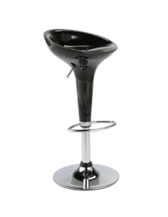 Taburete AUSTIN ( M ), cromado, abs negro