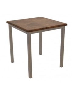 Base de mesa LIRIO, metal, gris plata, 65 x 65 cms, altura 72 cms, para tableros de 70 x 70 cms 2