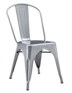 Silla TOL EK LIMITED, acero, gris plata