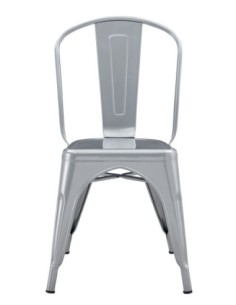 Silla TOL EK LIMITED, acero, gris plata 2